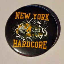 1x New York Hardcore Button