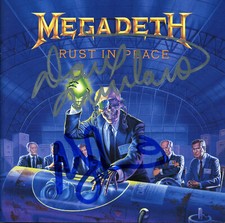 Megadeth - Rust in Peace - CD - signiert Dave Mustaine u. Marty Friedman