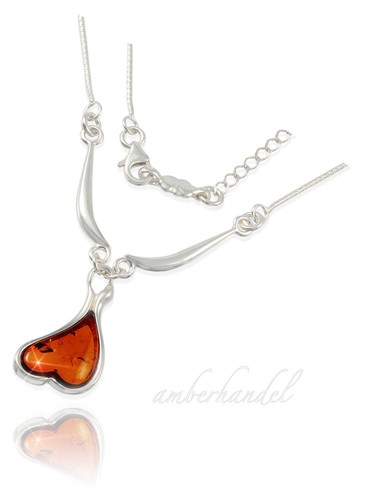 Collier kette bernstein amber - collier,