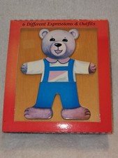 Holzpuzzle Bärenmotive - Moody Bear Puzzle - launisches Bärenpuzzle - Offen