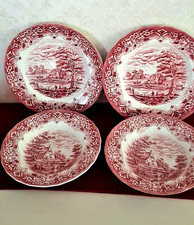 englisches Porzellan 2 Suppenteller 2 Speiseteller Homeland W. H. Grindley