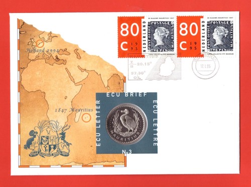 Mauritius top numisbrief - mauritius,