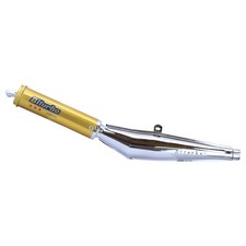 Tuning Auspuff Endschalldämpfer 28mm Biturbo für Hercules Zündapp Puch Kreidler