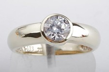 Kristall Ring Solitär 333 8K