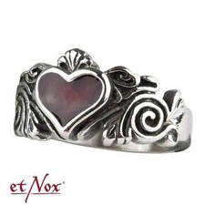 Ring mit rotem Onyx Herz