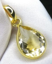 Citrin anhänger aus 925 - 💛,