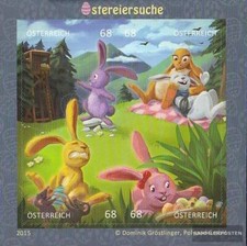 Österreich Block85 (kompl.Ausg.) gestempelt 2015 Osterhasen