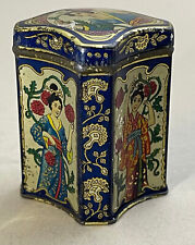 Uralte Miniatur Blechdose Kaufladen Teedose Kaufmannsladen Tea Box 1900 Geisha .
