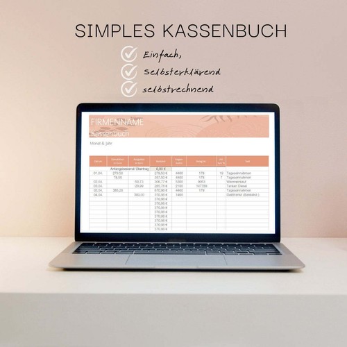 Kassenbuch vorlage einfach - vorlage, |
