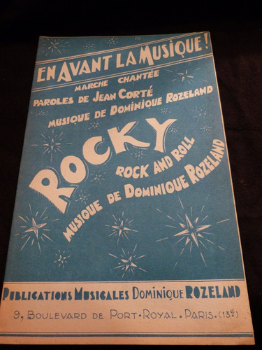 Partition avant musique - en, la