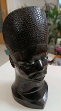 Afrika Deko Figur  Kopf Schnitzerei aus Holz Handarbeit, sehr guter Zustand.