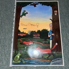 David Attenborough & Axel Scheffler limitierte Auflage Giclée-Druck SIGNIERT VON BEIDEN 