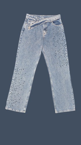 Damenjeans blau neu - 42, l