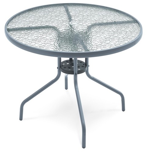 Tarrasse glasgartentisch für