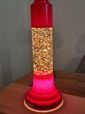 Lavalampe mit Glitzerteilchen.70eVintage