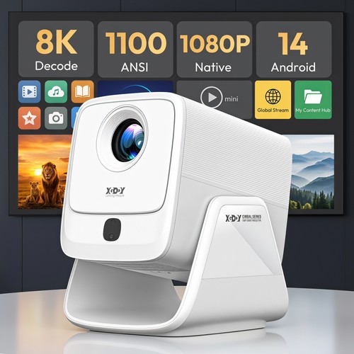 Xgody beamer 1100 ansi - beamer,