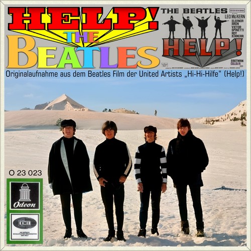 Repro photo the beatles help - repro,