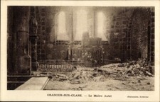 Ak Oradour sur Glane Haute Vienne, Le Maitre Autel - 4744458