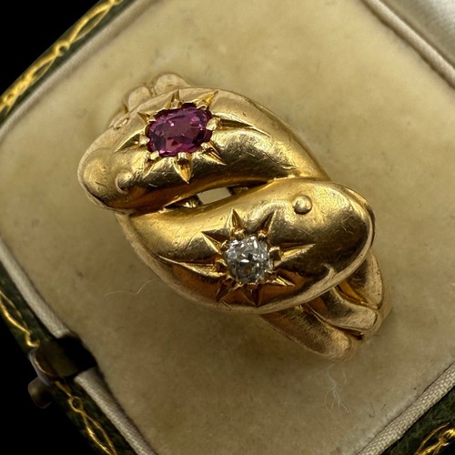 Antiker rubin und diamant - antiker,