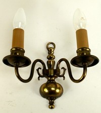 alte Messingleuchte 2-flammig