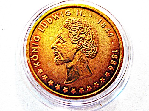 Medaille könig ludwig ii - medaille,
