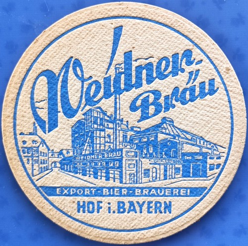 Alter bierdeckel weidner bräu - alter, weidner-bräu