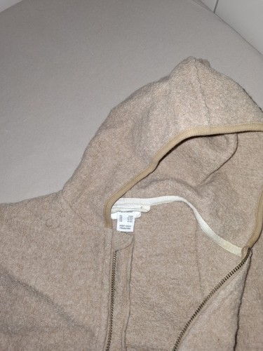 Hessnatur wollwalk jacke - jacke, beige