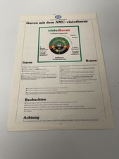 AMC Visiotherm und Audiotherm Gebrauchsanleitung - Original A4