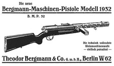 Die Bergmann-Maschinen-Pistole
