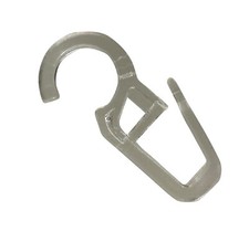 rewagi® 50 Gardinenhaken Transparent Überklipshaken für Gardinenringe  Öse 12 mm