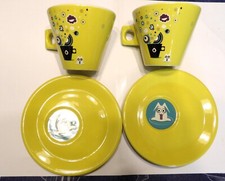 Dolce Gusto ACF Tasse mit Untertasse Italy Tasse Cafe Nescafé  2er Set