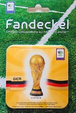 WM Fußball Bierdeckel Weltmeister Pokal 6 Stk. Fan Party Lizenzprodukt Fifa