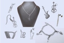 Halsketten Charms Schmuckanhänger Musikgeschenk Noten Instrumente Musikschmuck
