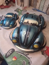 2 VW Käfer Spardosen  Kunststoff mit Verschluss