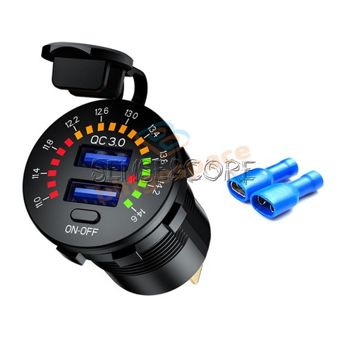 Dc12v 24v dual usb car - dc12v-24v,
