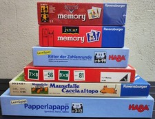 6 x Lernspiele Brettspiele –