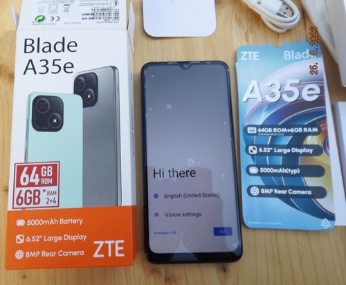 Zte blade a35e 6gb silvery - 6gb,