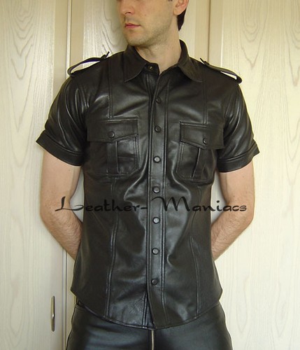 Lederuniform lederhemd leder - lederhemd,