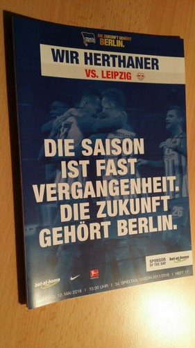 Stadionprogramm hertha bsc - bsc,