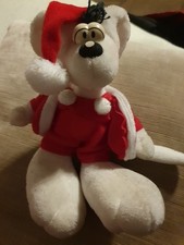 Diddlmaus Weihnachtsmann Diddl 16 cm Weihnachten Plüsch Stofftier 90er Original 