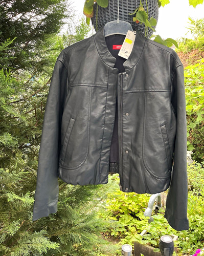 Esprit damen lederjacke - damen, grau
