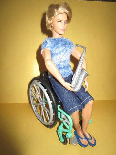 Bz62 barbie ken mit rollstuhl - mit,