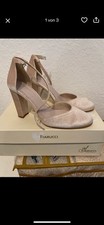 Fiarucci Braut-/Abendschuh Rosésamt Gr. 39 Neuwertiger Getragen mit Karton