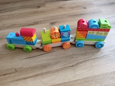 Stapel Zug Holz Spielzeug Set Kinder mit Musik und Licht