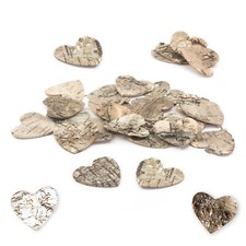 80 Stück Birkenherzen 5cm