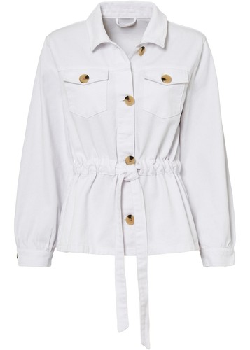 Jacke mit bindegürtel - jacke,