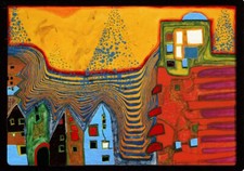 Kunstkarte Hundertwasser