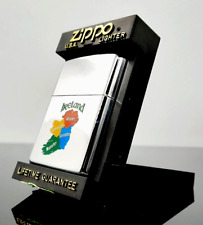 Zippo Feuerzeug IRELAND Landkarte Ulster Leinster Munster Connaught von VI 1990