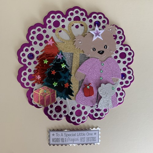 Babys erste weihnachtskarte - erste,