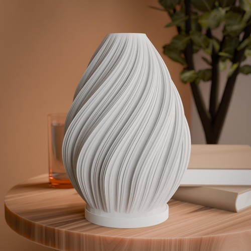 Spiral flame tischlampe - spiral,
